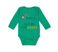 Long Sleeve Bodysuit Baby Future Engineer like My Daddy Dad Father's Day Cotton