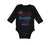 Long Sleeve Bodysuit Baby I Wear Bows and Daddy Wears Fireman Boots Firefighter