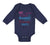 Long Sleeve Bodysuit Baby I Wear Bows and Daddy Wears Fireman Boots Firefighter