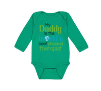 Long Sleeve Bodysuit Baby Daddy World's Therapist Dad Father's Cotton - Cute Rascals