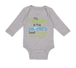 Long Sleeve Bodysuit Baby Daddy World's Therapist Dad Father's Cotton - Cute Rascals