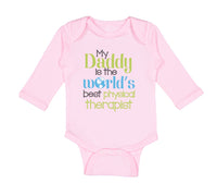 Long Sleeve Bodysuit Baby Daddy World's Therapist Dad Father's Cotton - Cute Rascals