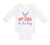 Long Sleeve Bodysuit Baby My Daddy Is So Fly Air Force Dad Father's Day Cotton