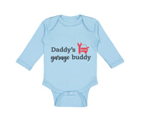 Long Sleeve Bodysuit Baby Daddy's Garage Buddy Mechanic Dad Father's Day Cotton - Cute Rascals