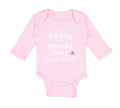 Long Sleeve Bodysuit Baby Daddy Is World's Best Truck Driver Dad Father's Day