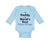 Long Sleeve Bodysuit Baby My Daddy World's Police Officer Enforcement Cotton
