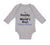 Long Sleeve Bodysuit Baby My Daddy World's Police Officer Enforcement Cotton
