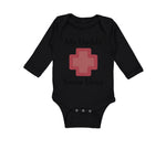 Long Sleeve Bodysuit Baby My Daddy Saves Lives Emt Paramedic Dad Father's Day