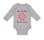My Daddy Saves Lives Emt Paramedic Dad Father's Day