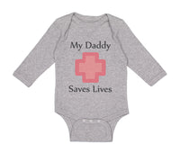 My Daddy Saves Lives Emt Paramedic Dad Father's Day