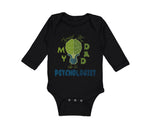 Long Sleeve Bodysuit Baby Trust Me My Dad Is A Psychologist Dad Father's Day