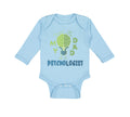 Long Sleeve Bodysuit Baby Trust Me My Dad Is A Psychologist Dad Father's Day
