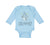 Long Sleeve Bodysuit Baby My Daddy's A Drummer Dad Father's Day Cotton