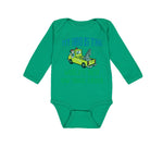 Long Sleeve Bodysuit Baby My Dad Is The World's Best Tow Truck Driver Cotton