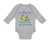 Long Sleeve Bodysuit Baby My Dad Is The World's Best Tow Truck Driver Cotton