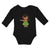 Long Sleeve Bodysuit Baby Cute Dancing Hawaiian Flower Skirt Grass Cotton - Cute Rascals