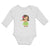 Long Sleeve Bodysuit Baby Cute Dancing Hawaiian Flower Skirt Grass Cotton - Cute Rascals