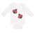 Long Sleeve Bodysuit Baby 2 Black and Red Ladybugs Boy & Girl Clothes Cotton - Cute Rascals