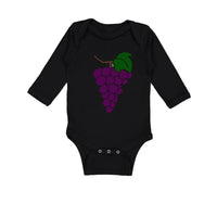 Long Sleeve Bodysuit Baby Purple Grapes Boy & Girl Clothes Cotton