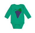 Long Sleeve Bodysuit Baby Purple Grapes Boy & Girl Clothes Cotton