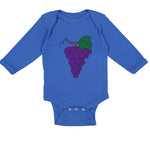 Long Sleeve Bodysuit Baby Purple Grapes Boy & Girl Clothes Cotton
