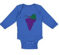 Long Sleeve Bodysuit Baby Purple Grapes Boy & Girl Clothes Cotton