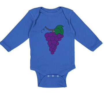 Long Sleeve Bodysuit Baby Purple Grapes Boy & Girl Clothes Cotton