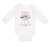 Long Sleeve Bodysuit Baby Liberty Bell with Red Text Philly Philadelphia Cotton