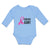 Long Sleeve Bodysuit Baby For My Aunt with Breast Cancer Awareness Pink Ribbon - Cute Rascals