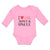 Long Sleeve Bodysuit Baby I Love My Aunts & Uncle with Heart Boy & Girl Clothes