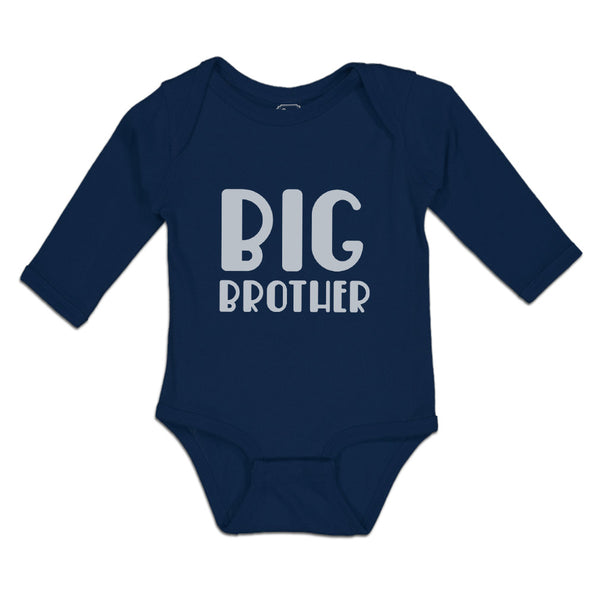 Long Sleeve Bodysuit Baby Big Brother Boy & Girl Clothes Cotton - Cute Rascals