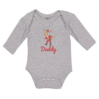 Long Sleeve Bodysuit Baby Daddy Deer Santa Claus's Costume Horns Cotton - Cute Rascals