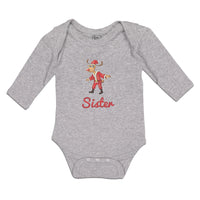Long Sleeve Bodysuit Baby Deer Christmas Santa Claus's Costume Horns Cotton - Cute Rascals