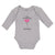 Long Sleeve Bodysuit Baby Love Brother Girl Holding Heart Hand Smiling Cotton