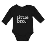 Long Sleeve Bodysuit Baby Little Bro. and Polkat Dot Boy & Girl Clothes Cotton