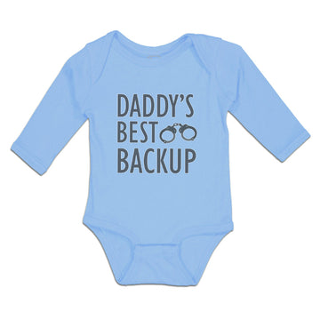 Long Sleeve Bodysuit Baby Daddy's Best Backup Boy & Girl Clothes Cotton