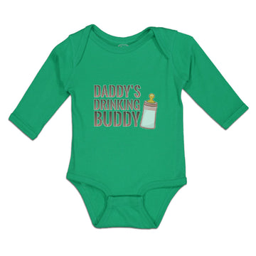 Long Sleeve Bodysuit Baby Daddy's Drinking Buddy Boy & Girl Clothes Cotton