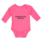 Long Sleeve Bodysuit Baby Daddy's Lil Squirt Boy & Girl Clothes Cotton - Cute Rascals