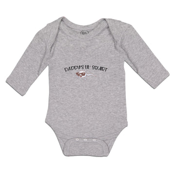 Long Sleeve Bodysuit Baby Daddy's Lil Squirt Boy & Girl Clothes Cotton