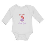 Long Sleeve Bodysuit Baby Daddy's Little Girl Boy & Girl Clothes Cotton - Cute Rascals