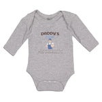 Long Sleeve Bodysuit Baby Daddy's Little Mechanic Boy & Girl Clothes Cotton - Cute Rascals