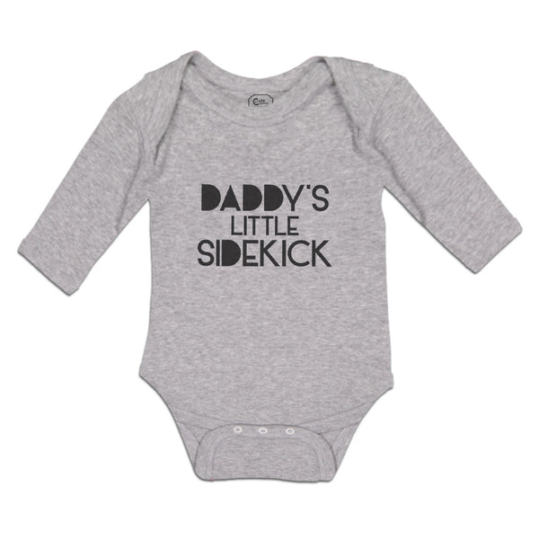 Long Sleeve Bodysuit Baby Daddy's Little Sidekick Boy & Girl Clothes Cotton - Cute Rascals