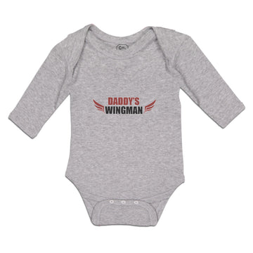 Long Sleeve Bodysuit Baby Daddy's Wingman Boy & Girl Clothes Cotton