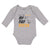 Long Sleeve Bodysuit Baby For The Record My Dad Rocks Boy & Girl Clothes Cotton - Cute Rascals