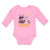 Long Sleeve Bodysuit Baby For The Record My Dad Rocks Boy & Girl Clothes Cotton - Cute Rascals
