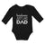 Long Sleeve Bodysuit Baby Handsome Just like Dad Boy & Girl Clothes Cotton - Cute Rascals