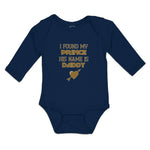 Long Sleeve Bodysuit Baby I Found My Prince His Name Is Daddy Boy & Girl Clothes