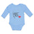 Long Sleeve Bodysuit Baby I Hooked Daddy's Heart Boy & Girl Clothes Cotton