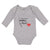 Long Sleeve Bodysuit Baby I Hooked Daddy's Heart Boy & Girl Clothes Cotton