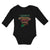 Long Sleeve Bodysuit Baby I Listen to Reggae Music with My Daddy Cotton